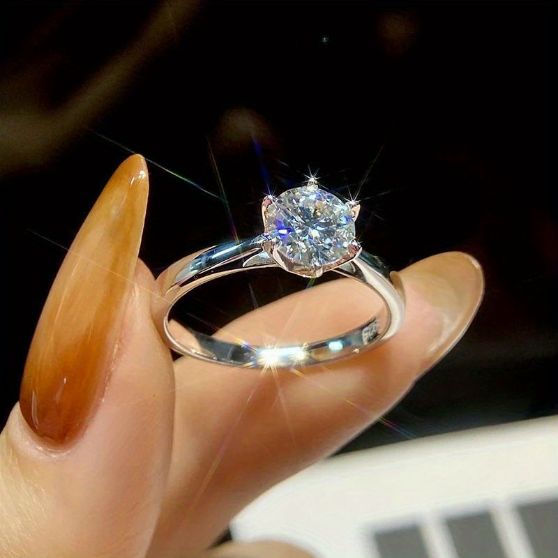 Customizable Moissanite Engagement Ring Vintage Bohemian Style